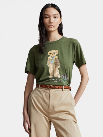 Polo Ralph Lauren T-Shirt Prov Bear T 211924292001 Zelená Regular Fit