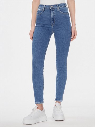 Calvin Klein Jeans Jeansy High Rise Skinny J20J223311 Modrá Skinny Fit