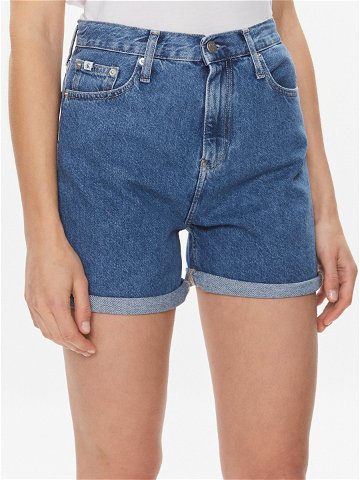 Calvin Klein Jeans Džínové šortky Mom Short J20J222801 Modrá Mom Fit