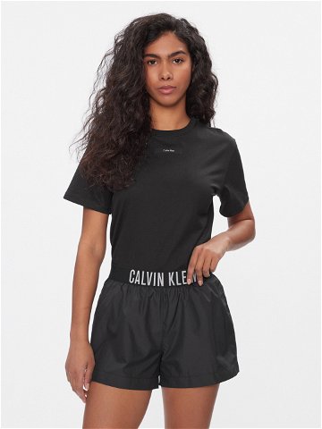 Calvin Klein T-Shirt Micro Logo K20K206629 Černá Regular Fit