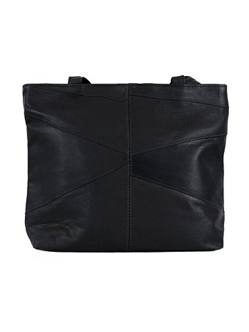 Dámská kožená kabelka AD černá