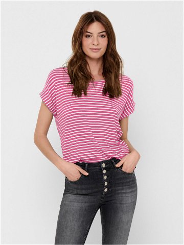 ONLY T-Shirt Moster 15206243 Růžová Regular Fit