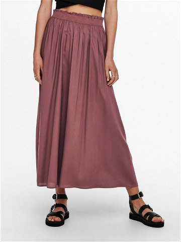 ONLY Plisovaná sukně Venedig 15164606 Růžová Regular Fit