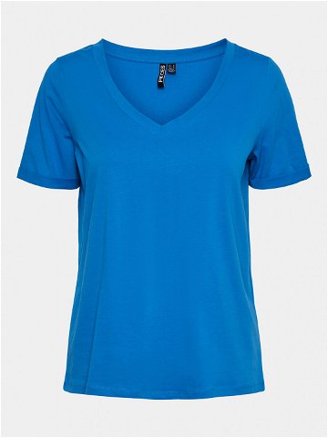 Pieces T-Shirt Ria 17120455 Modrá Regular Fit