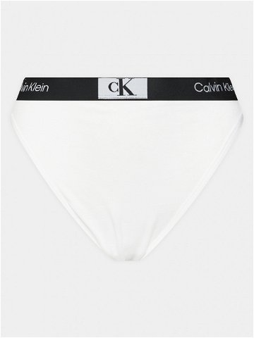 Calvin Klein Underwear Brazilské kalhotky High Waist Brazilian 000QF7223E Bílá