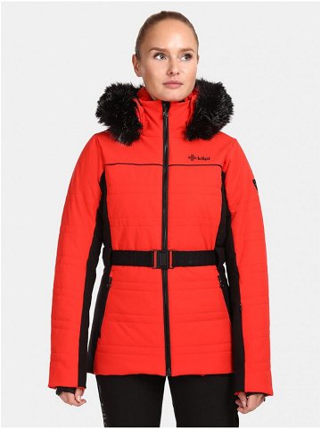 Červená dámská lyžařská zimní bunda Kilpi Carrie