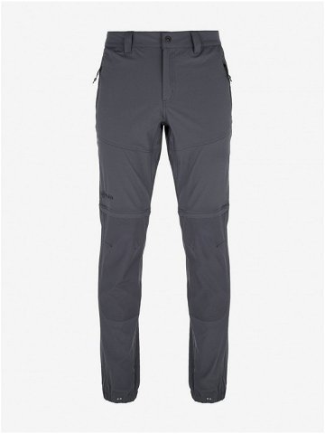 Tmavě šedé pánské outdoorové kalhoty Kilpi HOSIO