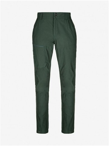 Tmavě zelená pánské outdoorové kalhoty Kilpi JASPER