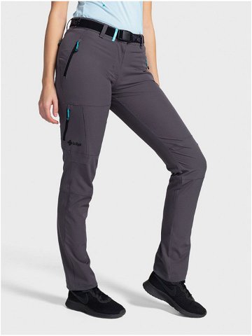 Tmavě šedé dámské outdoorové kalhoty Kilpi BELVELA