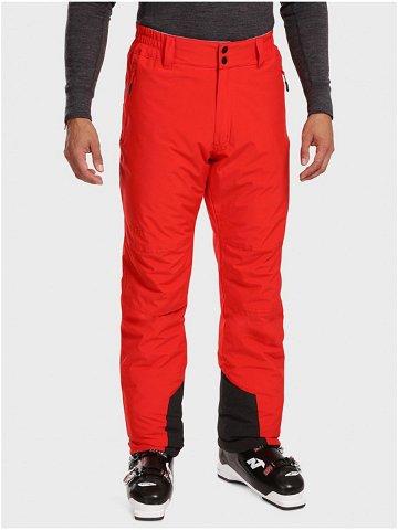 Červené pánské lyžařské kalhoty KILPI GABONE