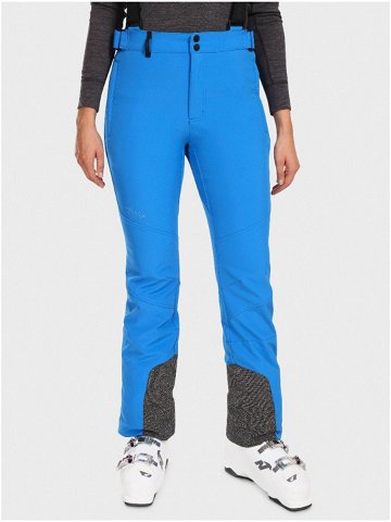 Modré dámské softshellové lyžařské kalhoty Kilpi RHEA