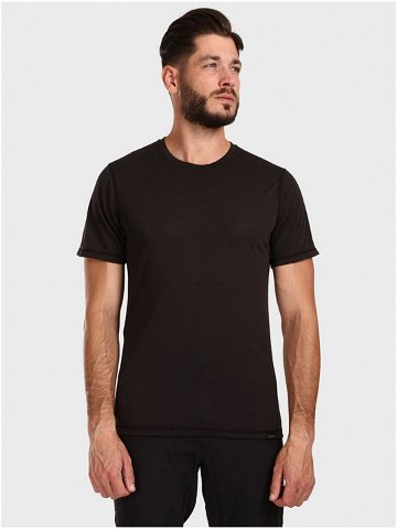 Černé pánské spotovní basic tričko Kilpi SLOPER