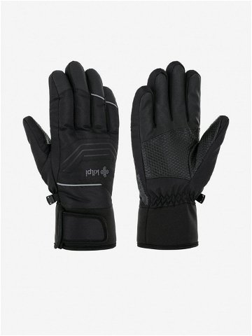 Černé unisex lyžařské rukavice Kilpi SKIMI