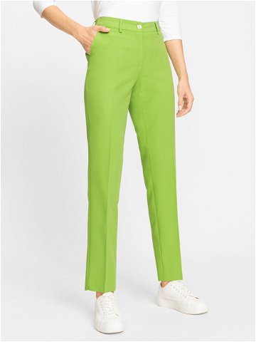 Olsen Chino kalhoty 14000500 Zelená Slim Fit
