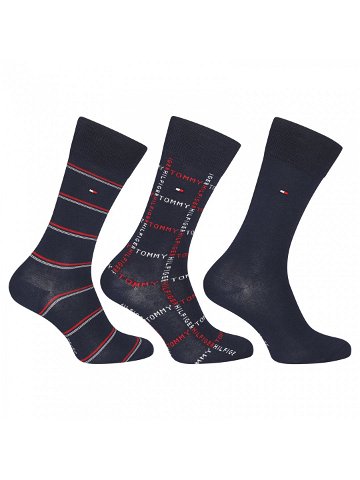 3PACK pánské ponožky Tommy Hilfiger vícebarevné 701224445 001 M
