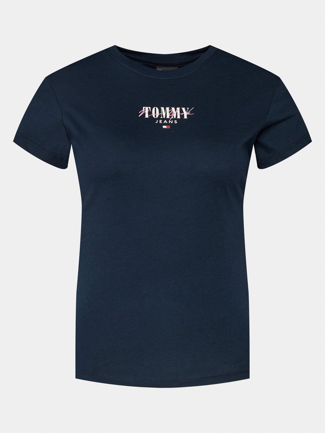 Tommy Jeans T-Shirt Essential DW0DW17839 Tmavomodrá Slim Fit
