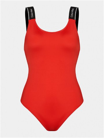 Calvin Klein Swimwear Jednodílné plavky KW0KW02422 Červená