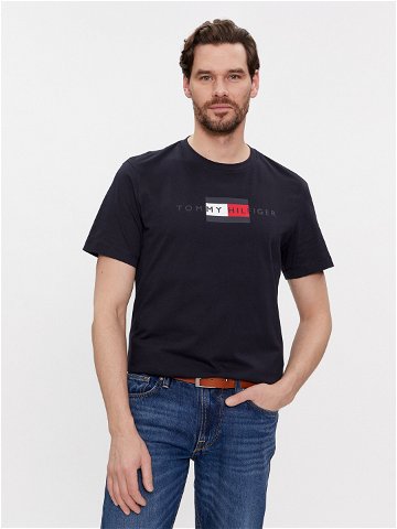Tommy Hilfiger T-Shirt MW0MW37859 Tmavomodrá Regular Fit