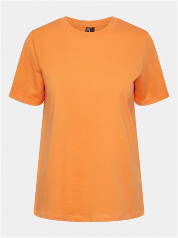 Pieces T-Shirt Ria 17086970 Oranžová Regular Fit