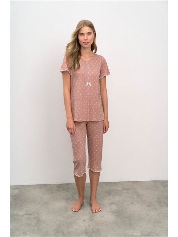 Dvoudílné dámské pyžamo SALMON S model 17160077 – Vamp