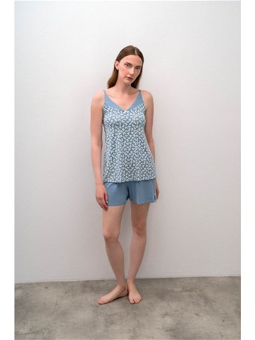 Dvoudílné dámské pyžamo BLUE SERENE L model 17160447 – Vamp