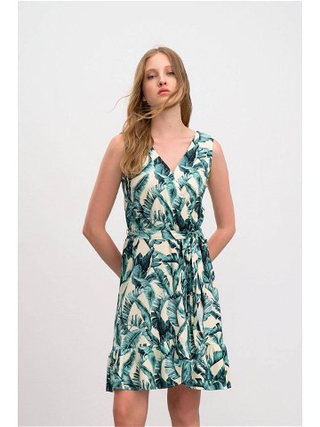 Elegantní dámské šaty model 17161011 – Vamp green lagoon XL
