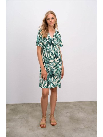 Elegantní dámské šaty model 17161024 – Vamp Barva green lagoon Velikost M