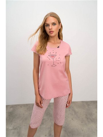 Dvoudílné dámské pyžamo PINK GRAY XL model 17162082 – Vamp