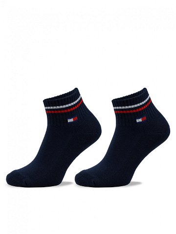 Tommy Hilfiger Sada 2 párů nízkých ponožek unisex 701228177 Tmavomodrá