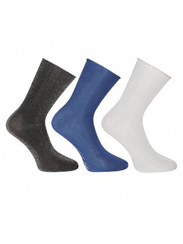 3PACK dámské ponožky Tommy Hilfiger vysoké vícebarevné 701226102 001 uni