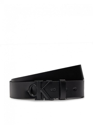 Calvin Klein Jeans Pánský pásek Ro Mono Plaque Lthr Belt 35Mm K50K511831 Černá