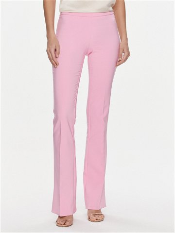 Rinascimento Kalhoty z materiálu CFC0117682003 Růžová Regular Fit