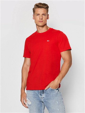 Tommy Jeans T-Shirt Tjm Classics DM0DM09598 Červená Regular Fit