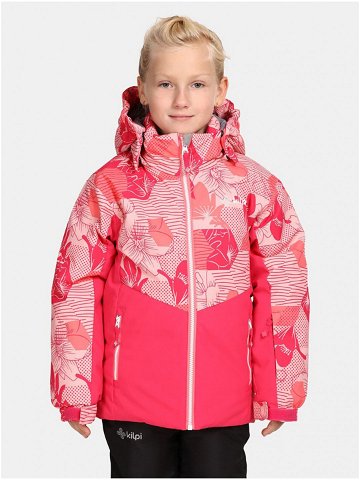 Tmavě růžová holčičí lyžařská bunda Kilpi Samara-JG