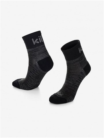 Černé unisex sportovní ponožky Kilpi SPEED