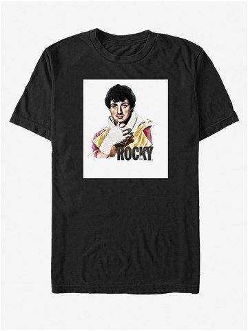 Černé unisex tričko ZOOT Fan Rocky Pose