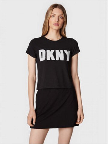 DKNY T-Shirt P2FKHGWG Černá Regular Fit