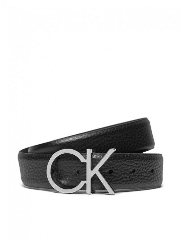 Calvin Klein Dámský pásek Ck Logo Belt 3 0 Pebble K60K611903 Černá