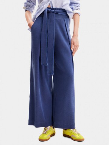 Desigual Kalhoty z materiálu Tami 24SWPK02 Modrá Regular Fit