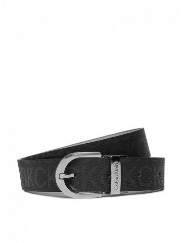 Calvin Klein Dámský pásek Ck Reversible Belt 3 0 Epi Mono K60K609981 Černá