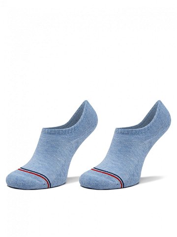 Tommy Hilfiger Sada 2 párů kotníkových ponožek unisex 701228179 Modrá