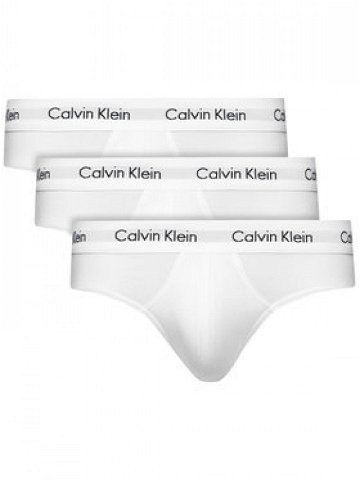 Calvin Klein Underwear Sada 3 kusů slipů 0000U2661G Bílá