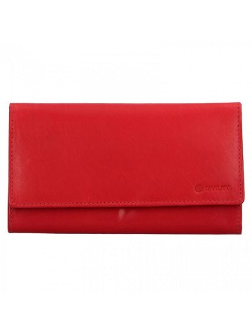 Dámská kožená peněženka Diviley Emma – červená