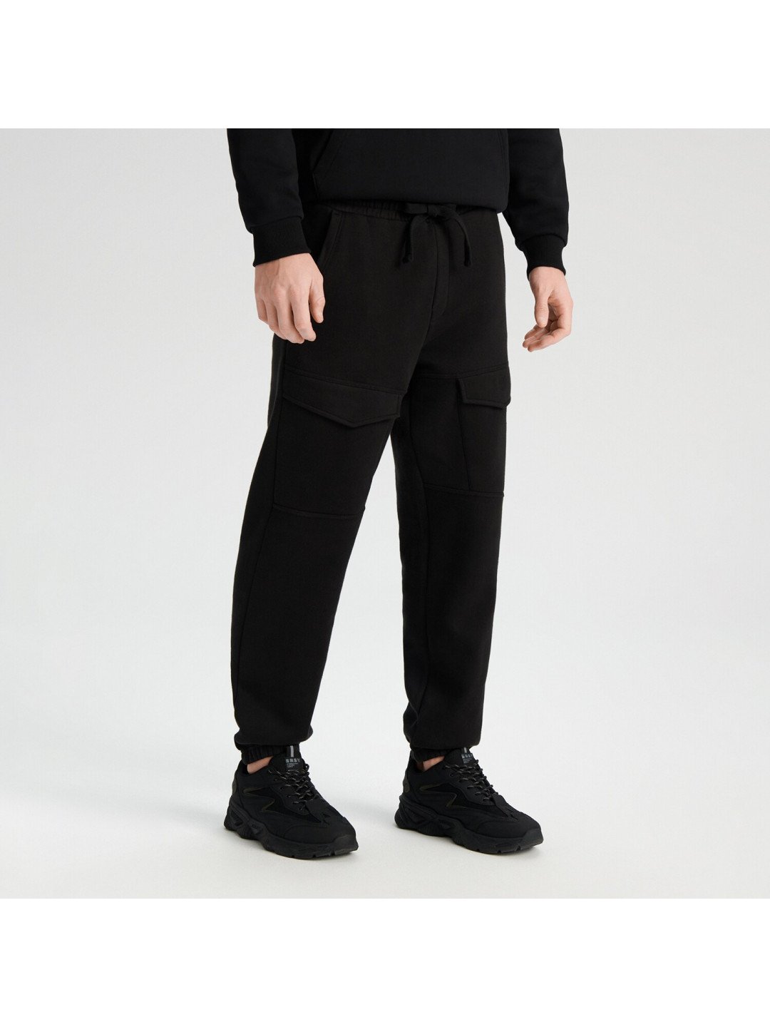Sinsay – Kalhoty comfort joggers – Černý