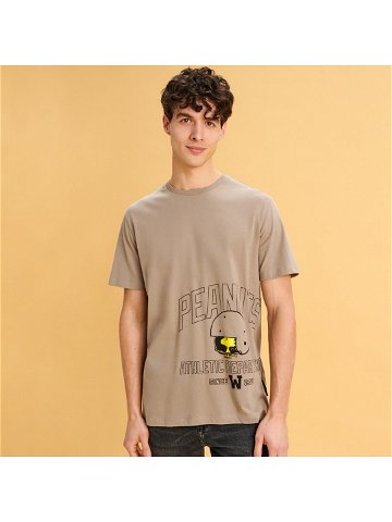 Sinsay – T-Shirt mit aufdruck Snoopy – Šedá