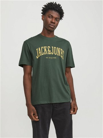 Jack & Jones T-Shirt Josh 12236514 Zelená Relaxed Fit