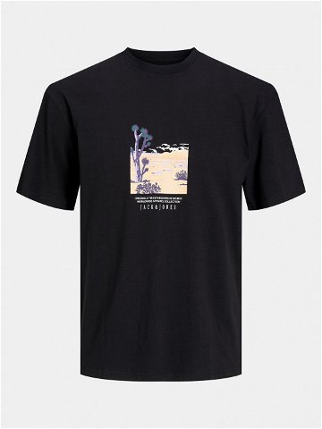 Jack & Jones T-Shirt Lucca 12253613 Černá Relaxed Fit