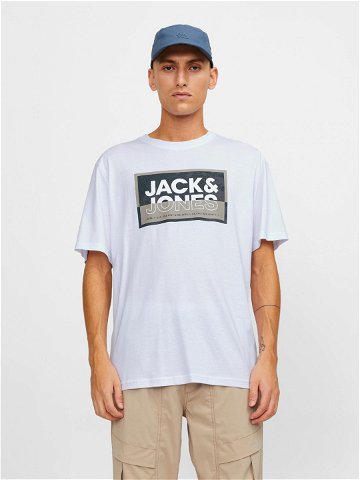 Jack & Jones T-Shirt Logan 12253442 Bílá Standard Fit