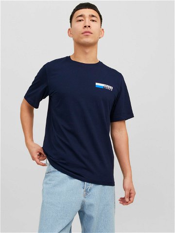 Jack & Jones T-Shirt Corp 12233999 Tmavomodrá Standard Fit