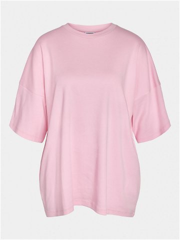 Noisy May T-Shirt Kim 27029104 Růžová Relaxed Fit